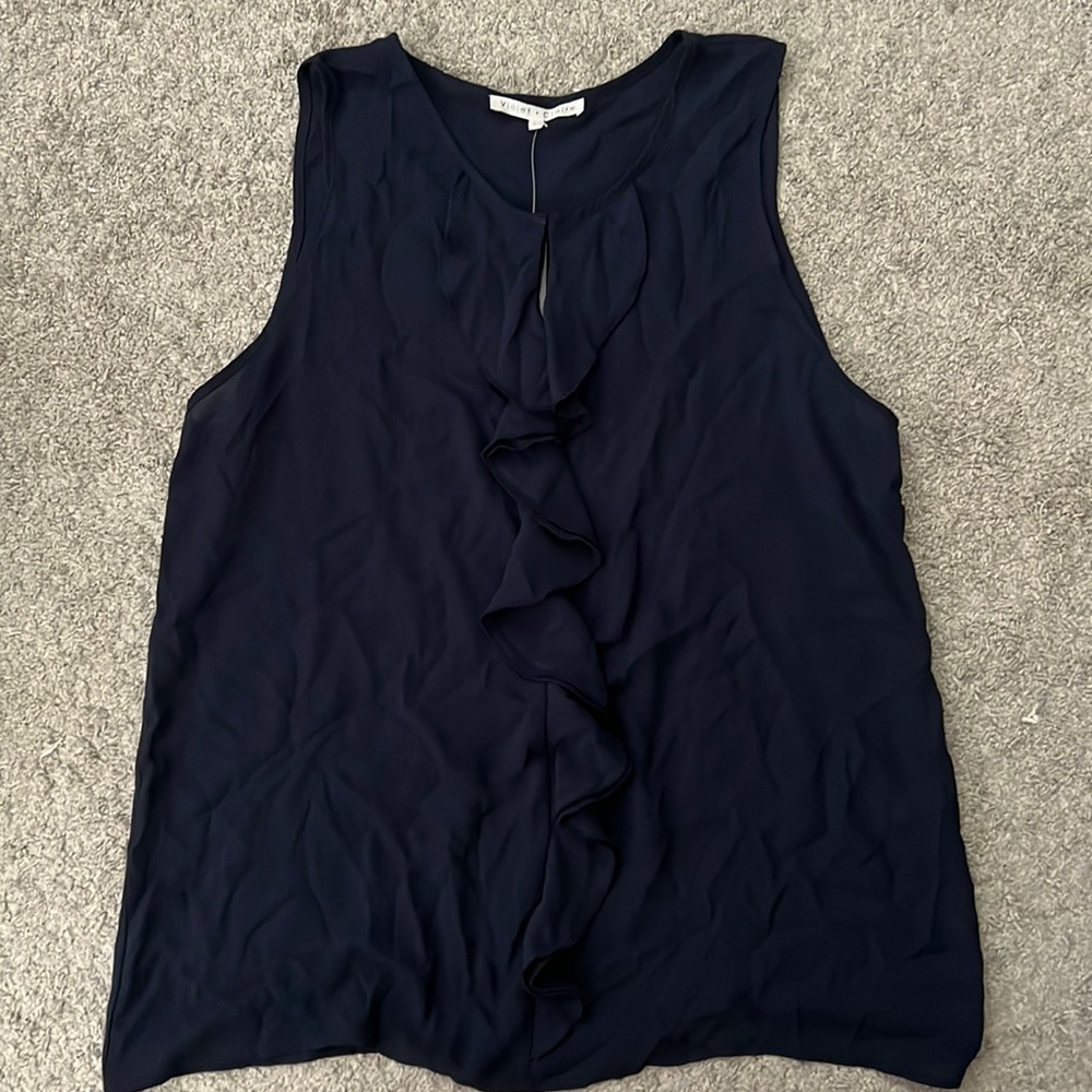 Ruffled tank top